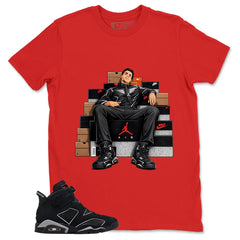 Graphic Tee Fresh Sneaker Shirt - to Matching Air Jordan 6 Cap and Gown | Zadago