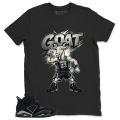 Graphic Tee Goat 23 Shirt - to Matching Air Jordan 6 Cap and Gown | Zadago