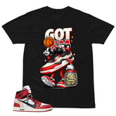 Graphic Tee Got 'Em Bread Shirt | Matching Off-White x Air Jordan 1 Chicago | Zadago