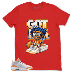 Graphic Tee Got 'Em Dope Shirt - to Matching Air Jordan 3 Orange Citrus | Zadago