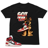 Graphic Tee Got 'Em GS | Matching Off-White x Air Jordan 1 Chicago | Zadago