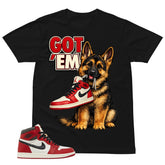 Graphic Tee Got 'Em GS Shirt - to Matching Air Jordan 1 Chicago Lost & Found | Zadago