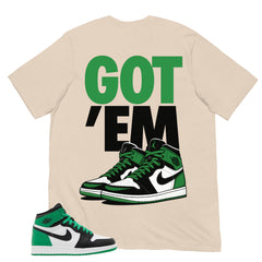 Graphic Tee Got 'Em Sneaker Shirt - to Matching Air Jordan 1 Lucky Green | Zadago