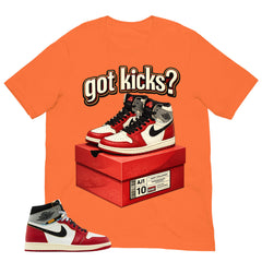 Graphic Tee Got Kicks | Matching Jordan 1 Union LA Chicago Shadow | Zadago