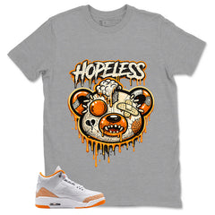 Graphic Tee Hopeless Shirt - to Matching Air Jordan 3 Orange Citrus | Zadago