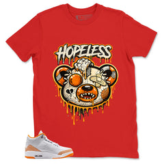 Graphic Tee Hopeless Shirt - to Matching Air Jordan 3 Orange Citrus | Zadago