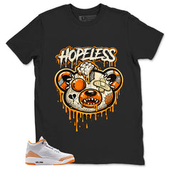 Graphic Tee Hopeless Shirt - to Matching Air Jordan 3 Orange Citrus | Zadago