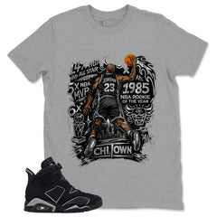 Graphic Tee Jordan 23 All Star Shirt - to Matching Air Jordan 6 Cap and Gown | Zadago