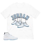 Graphic Tee Jordan Dry Shirt - to Matching Air Jordan 11 Legend Blue | Zadago
