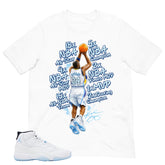 Graphic Tee Kobe Bryant All Star Shirt - to Matching Air Jordan 11 Legend Blue | Zadago