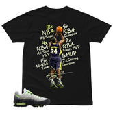 Graphic Tee Kobe Bryant All Star Shirt - to Matching Air Max 95 Neon | Zadago