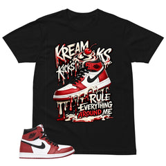 Graphic Tee Kream Kicks Shirt - to Matching Air Jordan 1 Chicago | Zadago