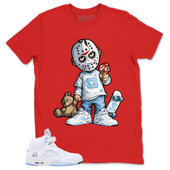 Graphic Tee Little Jason Shirt - to Matching Air Jordan 5 White Metallic | Zadago