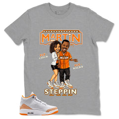 Graphic Tee Martin Steppin Shirt - to Matching Air Jordan 3 Orange Citrus | Zadago