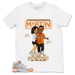 Graphic Tee Martin Steppin Shirt - to Matching Air Jordan 3 Orange Citrus | Zadago