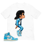Graphic Tee MJ Tiptoe Shirt - to Matching Air Jordan 1 UNC Reimagined | Zadago
