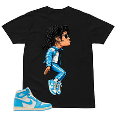 Graphic Tee MJ Tiptoe Shirt - to Matching Air Jordan 1 UNC Reimagined | Zadago