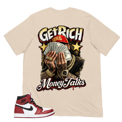 Graphic Tee Money Talk Shirt - to Matching Air Jordan 1 Chicago | Zadago