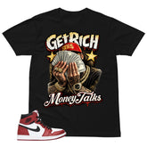 Graphic Tee Money Talk Shirt - to Matching Air Jordan 1 Chicago | Zadago