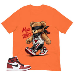 Graphic Tee Move In Silence Shirt - to Matching Air Jordan 1 Chicago | Zadago