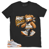 Graphic Tee Move In Silence Shirt - to Matching Air Jordan 3 Orange Citrus | Zadago