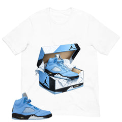 Graphic Tee New Kicks Shirt - to Matching Air Jordan 5 UNC | Zadago