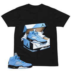 Graphic Tee New Kicks Shirt - to Matching Air Jordan 5 UNC | Zadago
