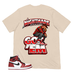 Graphic Tee Nightmare On Elm Street Shirt - to Matching Air Jordan 1 Chicago | Zadago