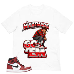 Graphic Tee Nightmare On Elm Street Shirt - to Matching Air Jordan 1 Chicago | Zadago