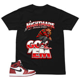 Graphic Tee Nightmare On Elm Street Shirt - to Matching Air Jordan 1 Chicago | Zadago