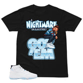 Graphic Tee Nightmare On Elm Street Shirt - to Matching Air Jordan 11 Legend Blue | Zadago