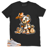 Graphic Tee No Heart Shirt - to Matching Air Jordan 3 Orange Citrus | Zadago