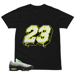 Graphic Tee Number 23 Legend Shirt - to Matching Air Max 95 Neon | Zadago