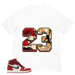 Graphic Tee Number 23 Shirt - to Matching Air Jordan 1 Chicago Lost & Found | Zadago