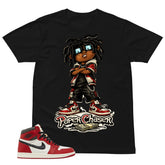 Graphic Tee Paper Chaser Shirt - to Matching Air Jordan 1 Chicago Lost & Found | Zadago