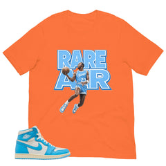 Graphic Tee Rare Air Shirt - to Matching Air Jordan 1 UNC Reimagined | Zadago