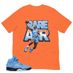 Graphic Tee Rare Air Shirt - to Matching Air Jordan 5 UNC | Zadago