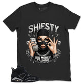 Graphic Tee Shiesty Big Money Talking Shirt - to Matching Air Jordan 6 Cap and Gown | Zadago