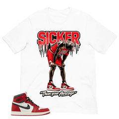 Graphic Tee Sicker Shirt - to Matching Air Jordan 1 Chicago Lost & Found | Zadago