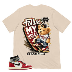Graphic Tee Skate Boy | Matching Jordan 1 Union LA Chicago Shadow | Zadago