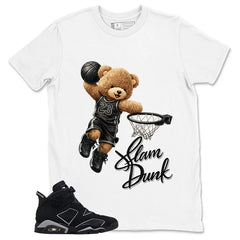 Graphic Tee Slam Dunk Shirt - to Matching Air Jordan 6 Cap and Gown | Zadago