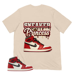 Graphic Tee Sneaker Princess Shirt - to Matching Air Jordan 1 Chicago Lost & Found | Zadago