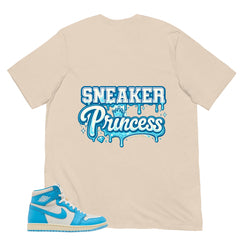 Graphic Tee Sneaker Princess Shirt - to Matching Air Jordan 1 UNC Reimagined | Zadago