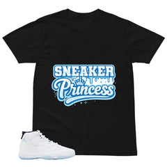Graphic Tee Sneaker Princess Shirt - to Matching Air Jordan 11 Legend Blue | Zadago