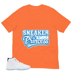 Graphic Tee Sneaker Princess Shirt - to Matching Air Jordan 11 Legend Blue | Zadago