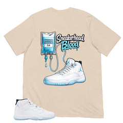 Graphic Tee Sneakerhead Blood Shirt - to Matching Air Jordan 11 Legend Blue | Zadago