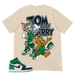 Graphic Tee T&J Shirt - to Matching Air Jordan 1 Lucky Green | Zadago