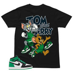 Graphic Tee T&J Shirt - to Matching Air Jordan 1 Lucky Green | Zadago
