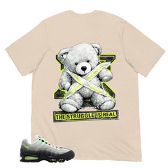 Graphic Tee The Struggle Is Real Shirt - to Matching Air Max 95 Neon | Zadago