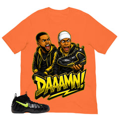 Graphic Tee to Match Air Foamposite Pro Voltage | Daaamn Sneaker Shirt | Zadago